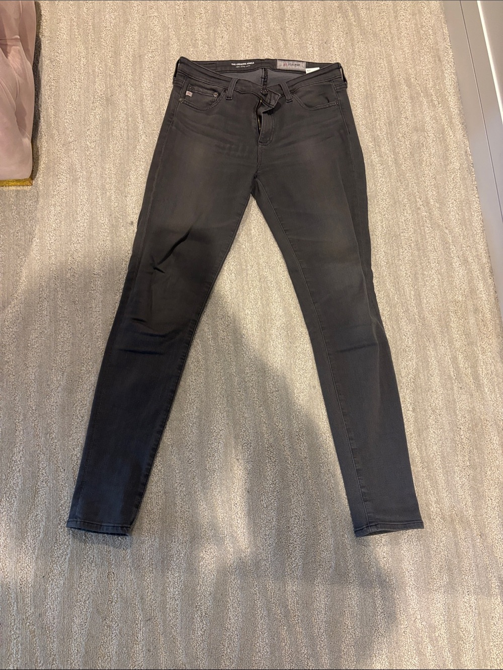 Ag Adriano Goldschmied Charcoal gray Skinny Jeans